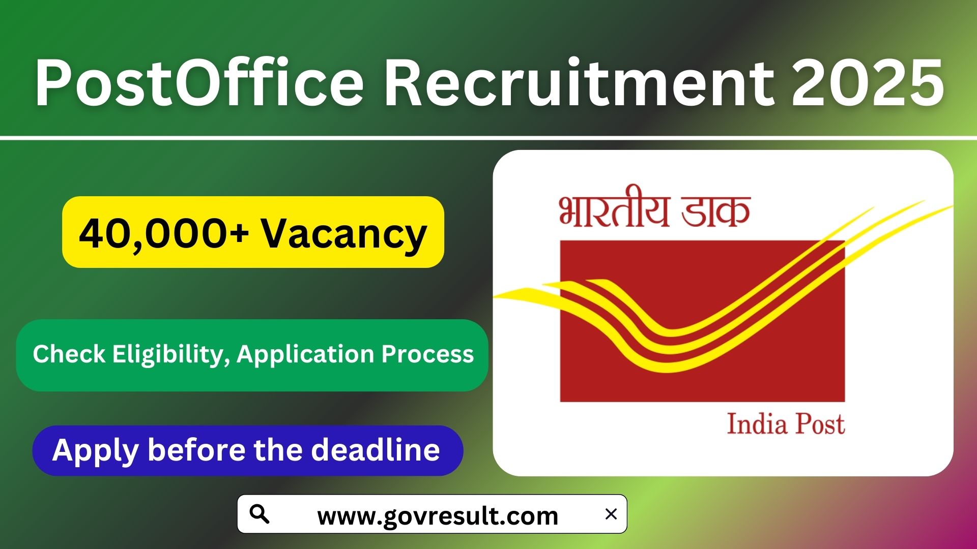 India Post Recruitment 2025: Apply Online Now!