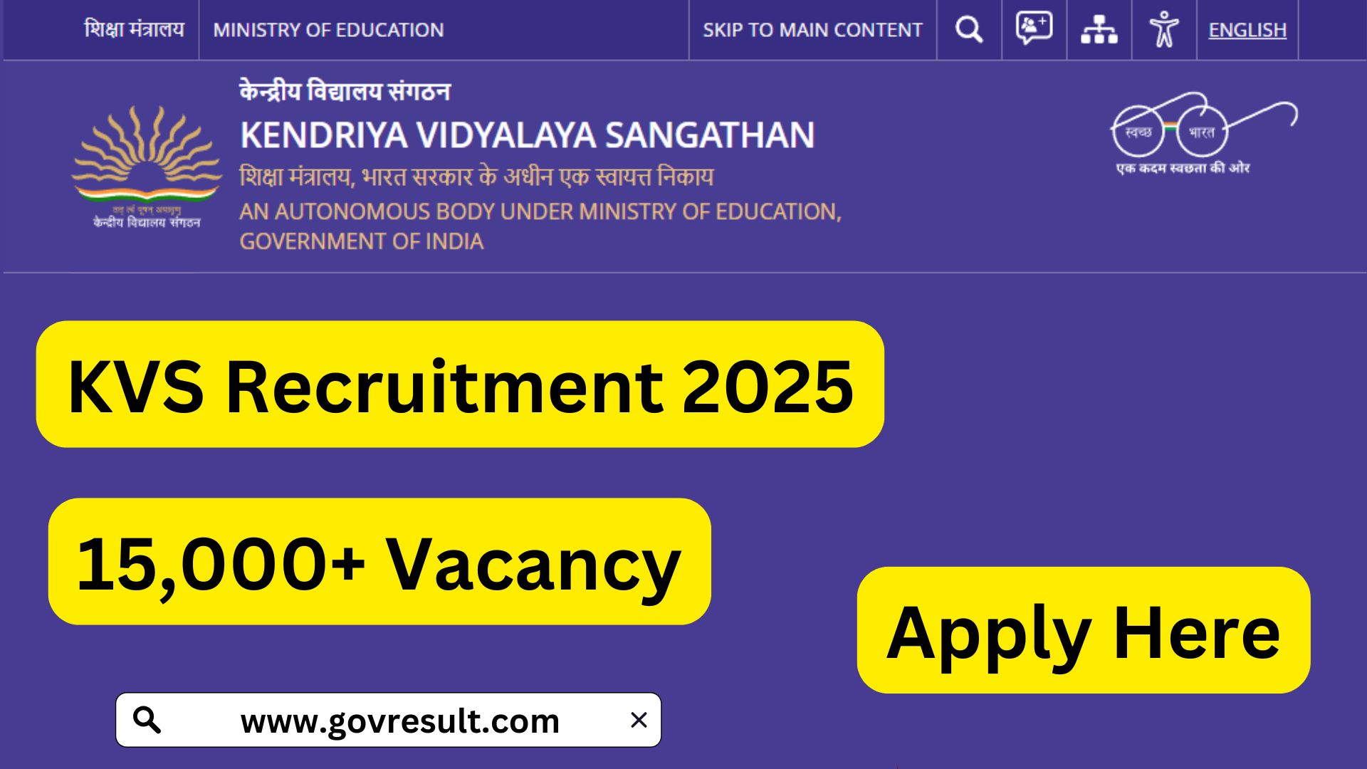KVS Recruitment 2025: A Golden Opportunity for Teaching and Non-Teaching Aspirants