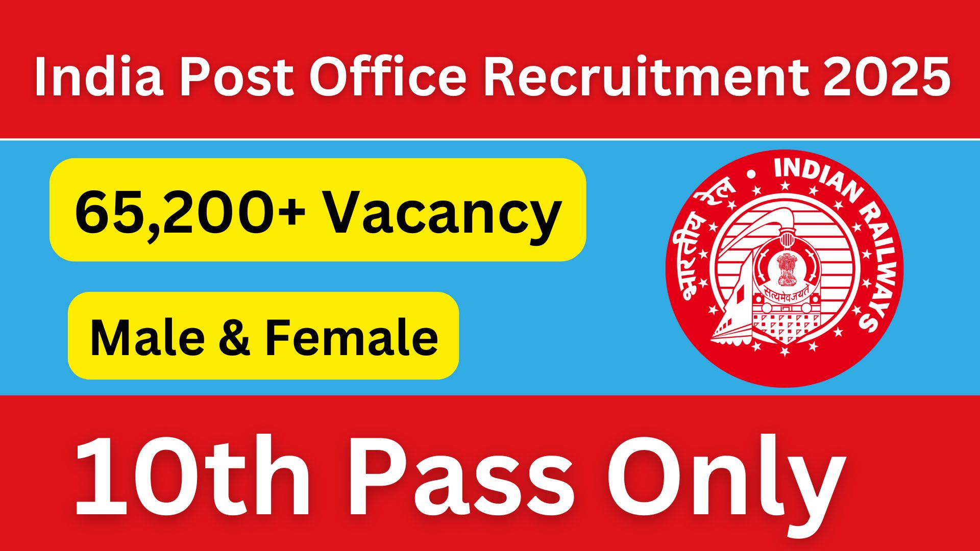 India Post Recruitment Apply Online for 65,200 Gramin Dak Sevak (GDS) Vacancies