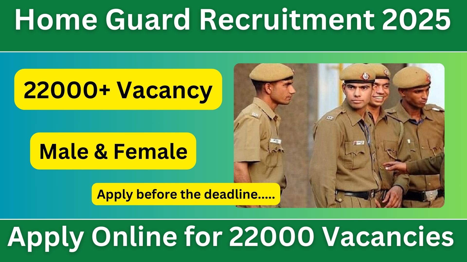Home Guard Recruitment 2025: Eligibility, Application Process, and Important Dates