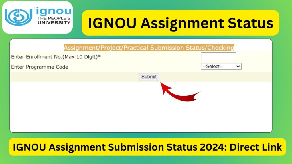 IGNOU Assignment Status 2024: Direct Link