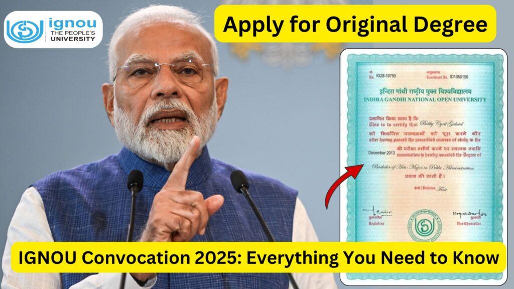 IGNOU Convocation 2025: Everything You Need to Know