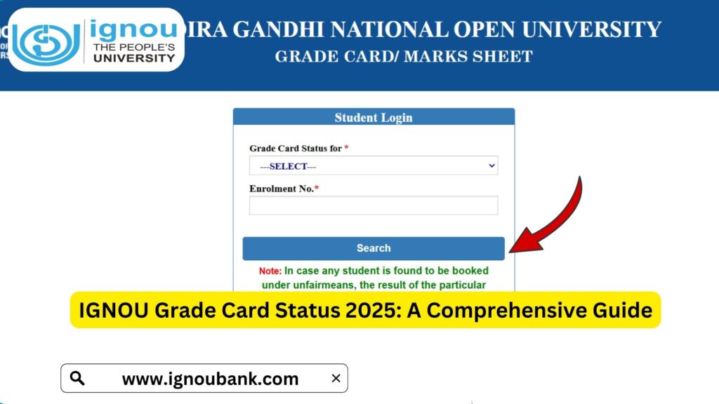 IGNOU Grade Card Status 2025: A Comprehensive Guide