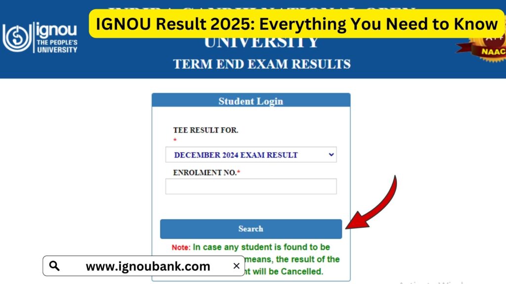 IGNOU Result 2025: Everything You Need to Know