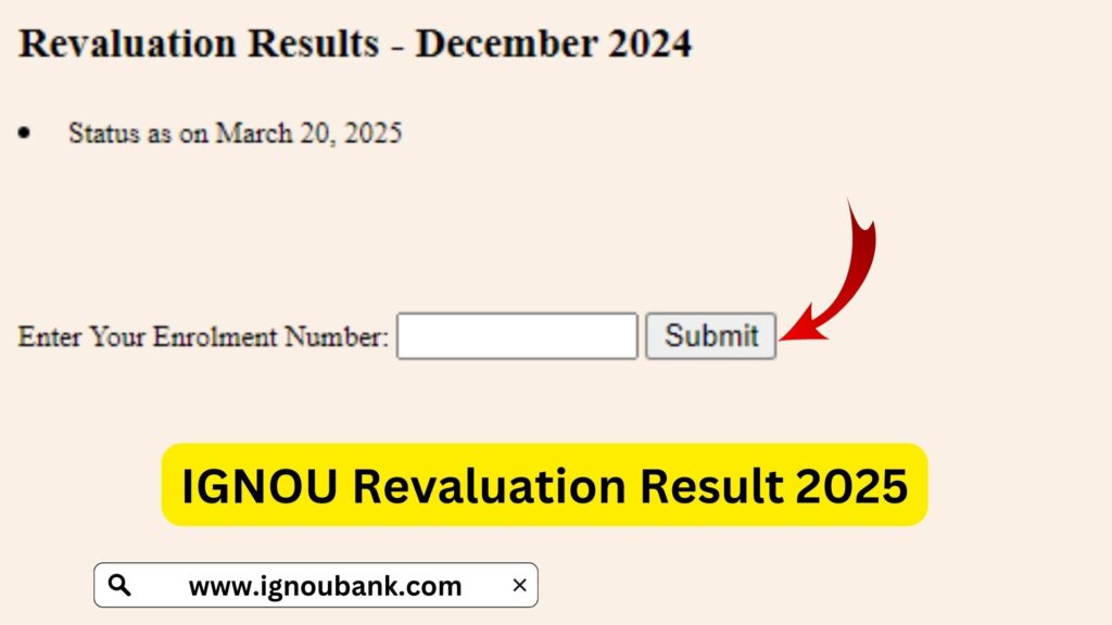 IGNOU Revaluation Result 2025: Check Your Updated Scores Online