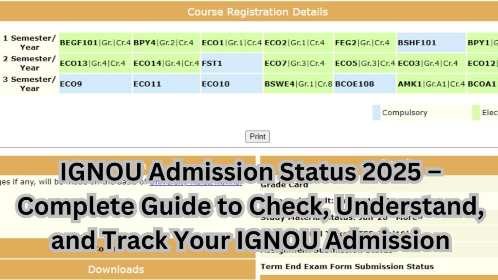 IGNOU Admission Status 2025 – Complete Guide to Check, Understand, and Track Your IGNOU Admission