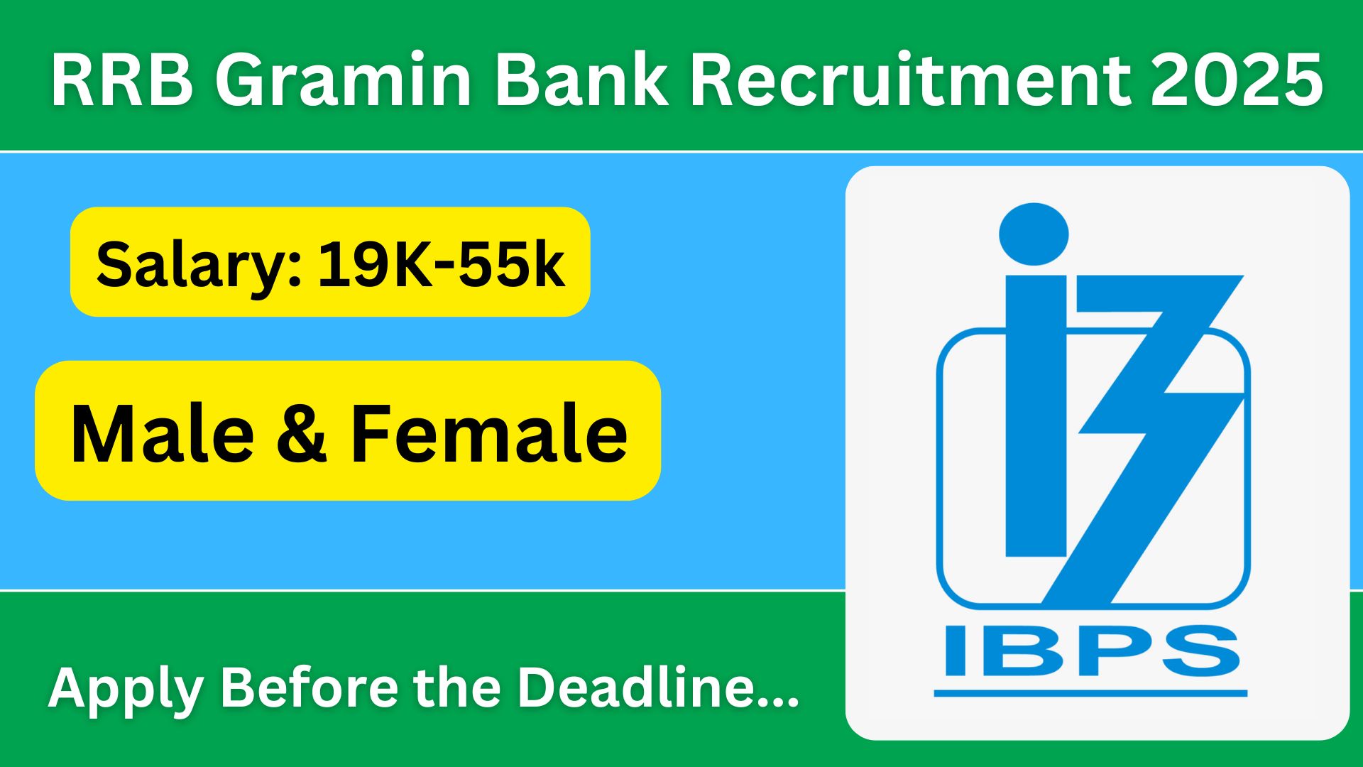 RRB Gramin Bank Recruitment 2025: Apply Online, Eligibility, Selection Process & Important Dates