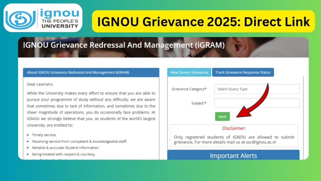 IGNOU Grievance 2025: Your Complete Guide to Resolving Issues Online